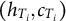 left parenthesis h Subscript upper T Sub Subscript i Subscript Baseline comma c Subscript upper T Sub Subscript i Subscript Baseline right parenthesis