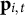 bold p Subscript i comma t