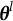 bold italic theta Superscript l