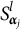 upper S Subscript bold italic alpha Sub Subscript j Superscript l
