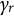 gamma Subscript r