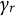 gamma Subscript r