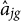 ModifyingAbove a With caret Subscript j g