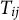 upper T Subscript i j