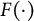 upper F left parenthesis dot right parenthesis