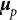 bold italic mu Subscript p