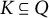 upper K subset of or equal to upper Q