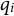 q Subscript i