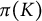 pi left parenthesis upper K right parenthesis