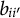 b Subscript i i prime