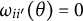 omega Subscript i i prime Baseline left parenthesis theta right parenthesis equals 0