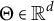 normal upper Theta element of double struck upper R Superscript d