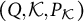 left parenthesis upper Q comma script upper K comma upper P Subscript script upper K Baseline right parenthesis