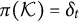pi left parenthesis script upper K right parenthesis equals delta Subscript t