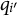 q Subscript i prime