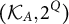 left parenthesis script upper K Subscript upper A Baseline comma 2 Superscript upper Q Baseline right parenthesis