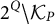 2 Superscript upper Q Baseline minus script upper K Subscript upper P