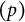 left parenthesis p right parenthesis