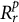 upper R Subscript r Superscript p