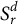 upper S Subscript r Superscript d