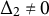 normal upper Delta 2 not equals 0