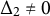 normal upper Delta 2 not equals 0