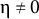 eta not equals 0