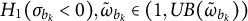 upper H 1 left parenthesis sigma Subscript b Sub Subscript k Subscript Baseline less than 0 right parenthesis comma omega overtilde Subscript b Sub Subscript k Subscript Baseline element of left parenthesis 1 comma upper U upper B left parenthesis omega overtilde Subscript b Sub Subscript k Subscript Baseline right parenthesis right parenthesis