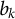 b Subscript k