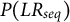upper P left parenthesis upper L upper R Subscript s e q Baseline right parenthesis