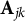 bold upper A Subscript j k