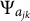 normal upper Psi Subscript a Sub Subscript j k