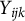 upper Y Subscript i j k