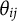 theta Subscript i j
