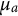 mu Subscript a