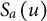upper S Subscript a Baseline left parenthesis u right parenthesis