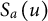 upper S Subscript a Baseline left parenthesis u right parenthesis