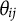 theta Subscript i j