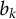 b Subscript k