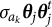 sigma Subscript a Sub Subscript k Baseline bold italic theta Subscript j Baseline bold italic theta Subscript j Superscript t