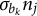 sigma Subscript b Sub Subscript k Baseline n Subscript j