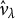 ModifyingAbove nu With caret Subscript lamda