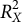 upper R Subscript upper X Superscript 2