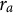 r Subscript a