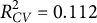 upper R Subscript upper C upper V Superscript 2 Baseline equals 0.112