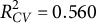 upper R Subscript upper C upper V Superscript 2 Baseline equals 0.560