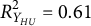 upper R Subscript upper Y Sub Subscript upper H upper U Superscript 2 Baseline equals 0.61