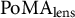 PoMA Subscript lens