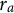 r Subscript a