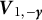 bold italic upper V Subscript 1 comma negative bold italic gamma